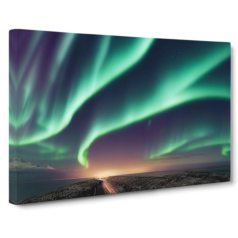 Incredible Northern Lights - Wrapped Canvas, 35cm H x 50cm W x 3cm D