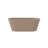 Fslefay 59'' Terrazzo Freestanding Solid Surface Concrete Soaking Bathtub