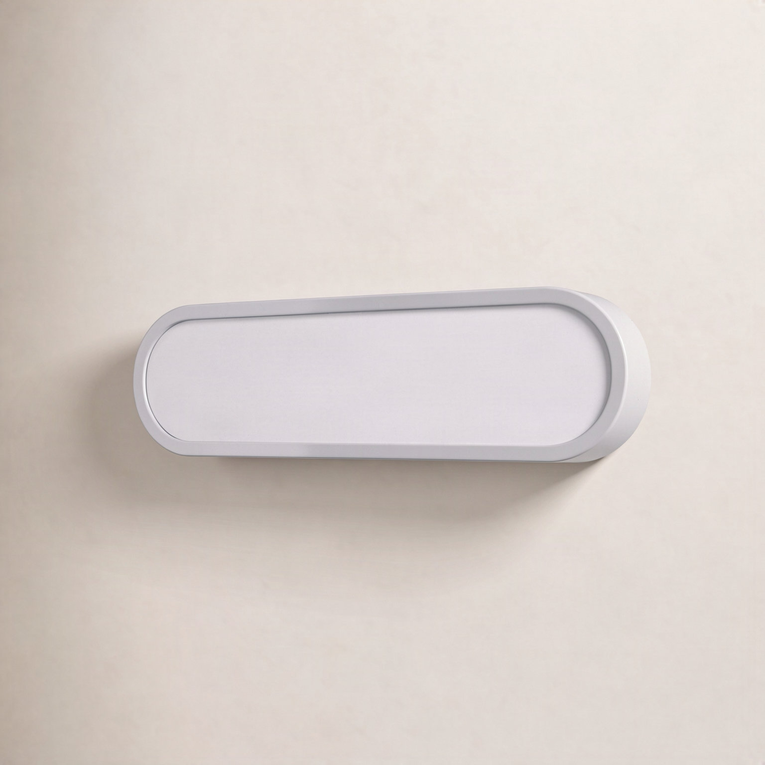 Single Dimmable LED Bath Bar, White/Polished Chrome