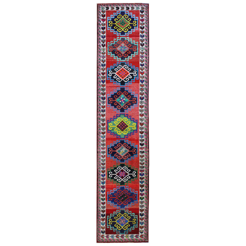 Herki One-of-a-Kind Runner 3' X 13'11" Area Rug