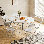 Table pliante en plastique de 5 pi, table de salle à manger pliante ronde avec poignée de transport pour l'intérieur et l'extérieur