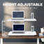 Adjustable Metal Base Standing Desk Converter
