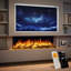 Evolution Fires Advance Series 1300mm Electric Fireplace | Built-In Wall Fire with LED Flames | App & Alexa Control | 1kW/2kW Heat Output | TV Media Wall Ready