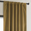 Rideaux en velours moelleux Matra pour chambre à coucher ‑ rideaux obscurcissants pour les fenêtres de salon, panneau simple-1636876341-1630843104