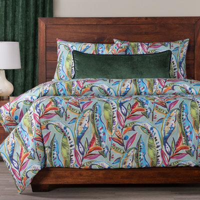Tropical Print Duvet Cover & Insert Set