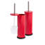 Harbour Housewares - 2x Round Toilet Brushes with Holder - Toilet Cleaning Brush Set with Non Slip Base-1023835115
