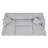122'' Oversized U Shaped Corduroy Sectional Sleeper Sofa with Pull Out Bed and Double Storage Chaise, Grey-305569839