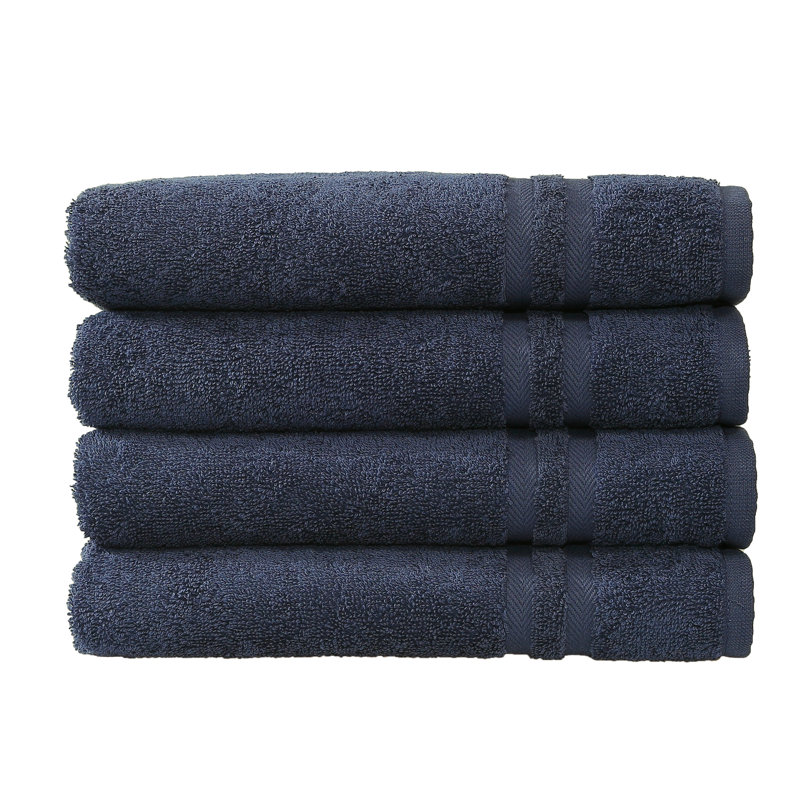 Denzi Turkish Cotton Hand Towel, Twilight Blue