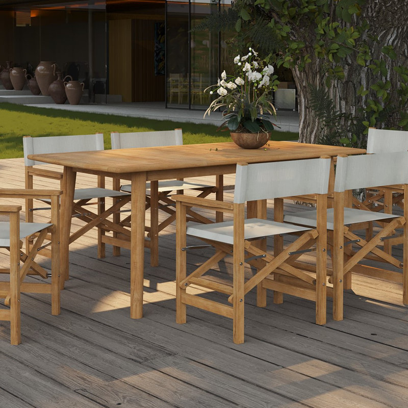Modurn Outdoor Teak Dining Table