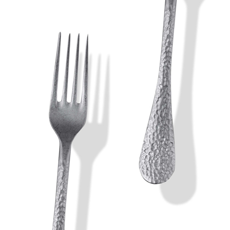 MEPRA Epoque Stainless Steel Flatware Set, Pewter Silver