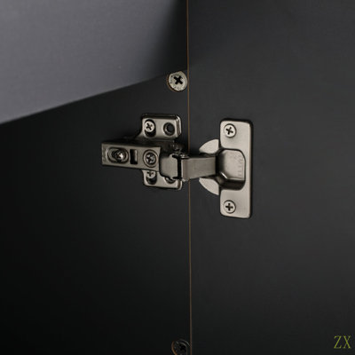60" Freestanding Bathroom Vanity With Double Resin Sink & 4 Soft-Close Cabinet Doors (KD-Packing)