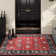 Tapis à motif floral lavable Fillender