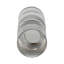 Porte-bougie cylindrique moderne en verre pour décoration de table - Porte-bougie sculptural décoratif pour entrée ou salon - Argent-643344865-643344864