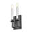 Orson 11 inch Matte Black 1 Light Wall Sconce