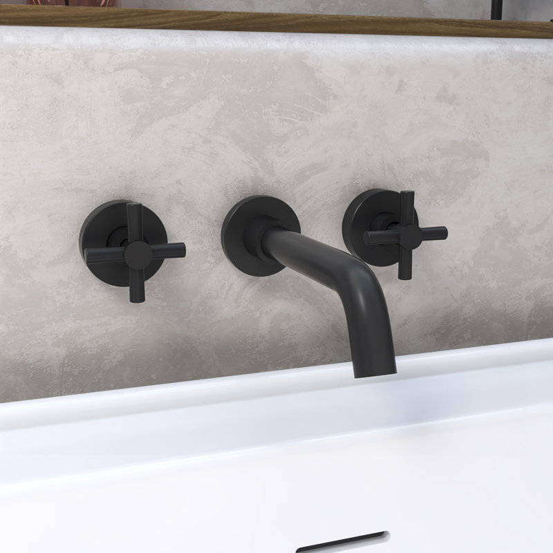 Robinet de baignoire Seneca, Noir mat