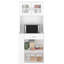 Armoire à porte double Visar Stylish Pantry - H 67,21 po x l 14,01 po x P 27,81 po