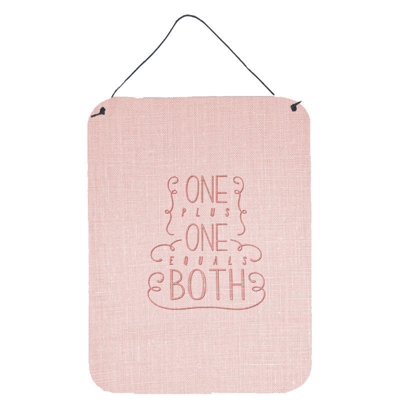 Hanging Prints Wall Décor, One Plus One Equals Both
