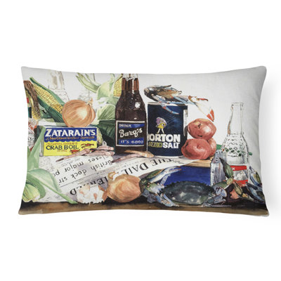 Coussin intérieur/extérieur barq, crabes et épices