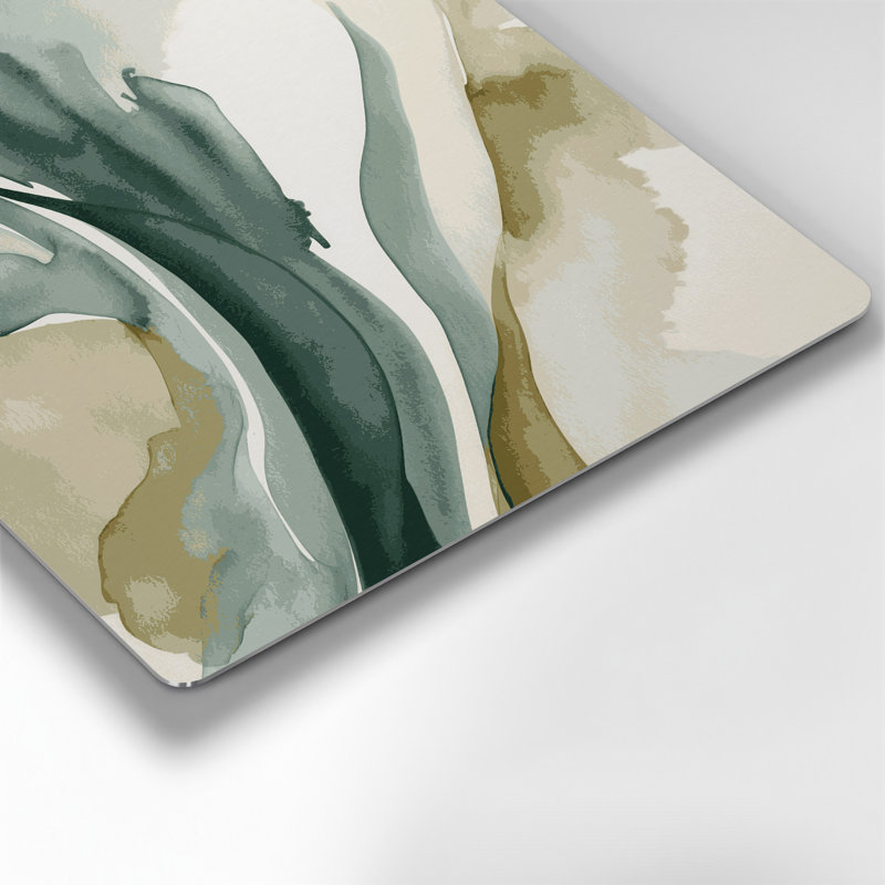 Aquarelle abstraite, art mural gris en métal 36, H 12 po x l 12 po