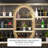 Gold Multifunctional Iron Sturdy Wine Rack
