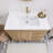 Maplesville Single Bathroom Vanity with Acrylic Top-79029231