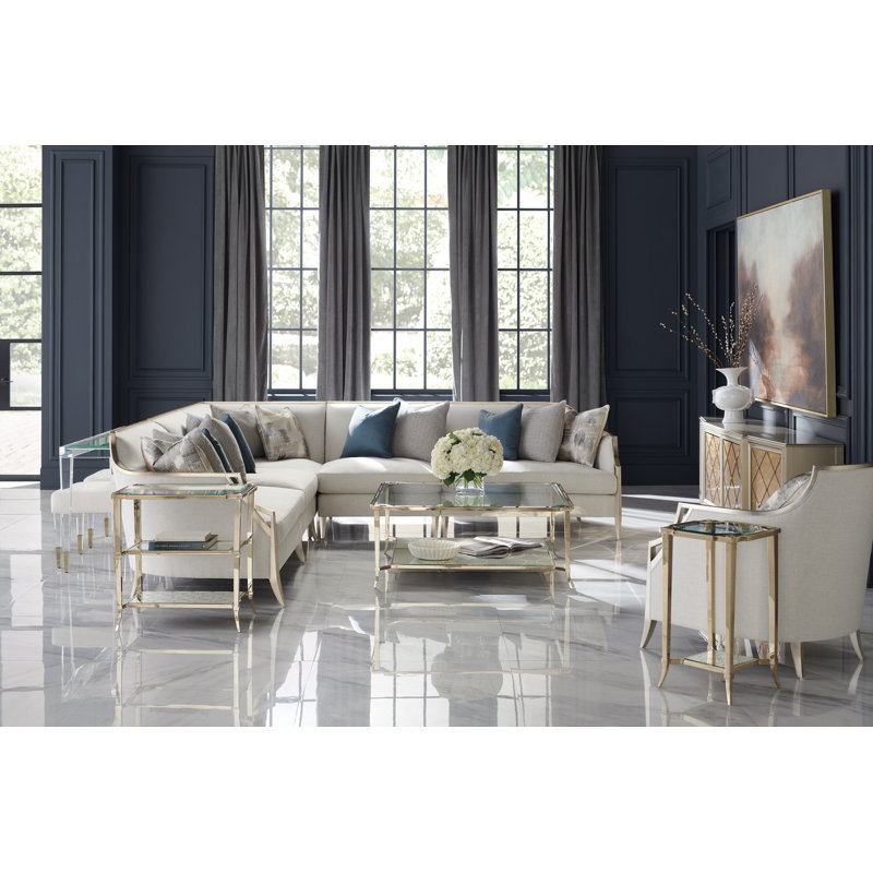 Glass End Table