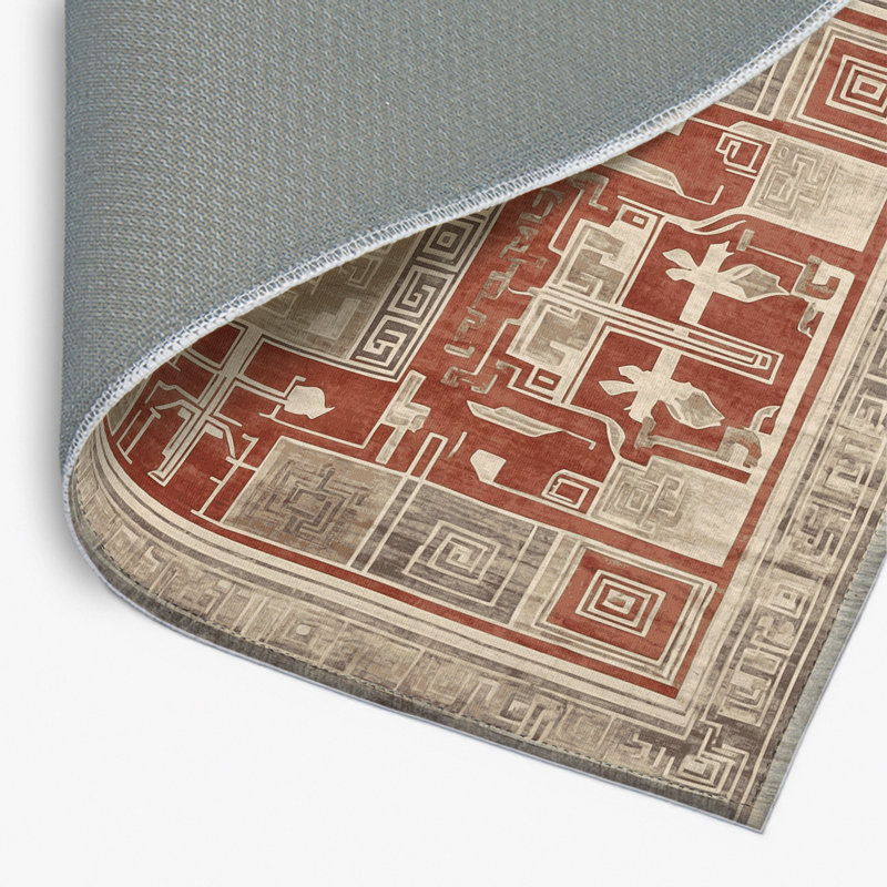 Tapis intérieur et extérieur Ionian Dreams, Rectangle 9 pi x 12 pi