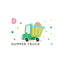 D Is for Dumper Truck - impression d'art graphique-52837425-52837440-52837424