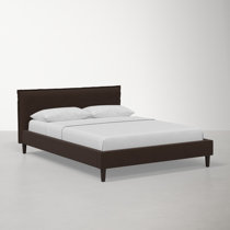 Haneul Cane Bed Joss & Main Color: Black, Size: Queen