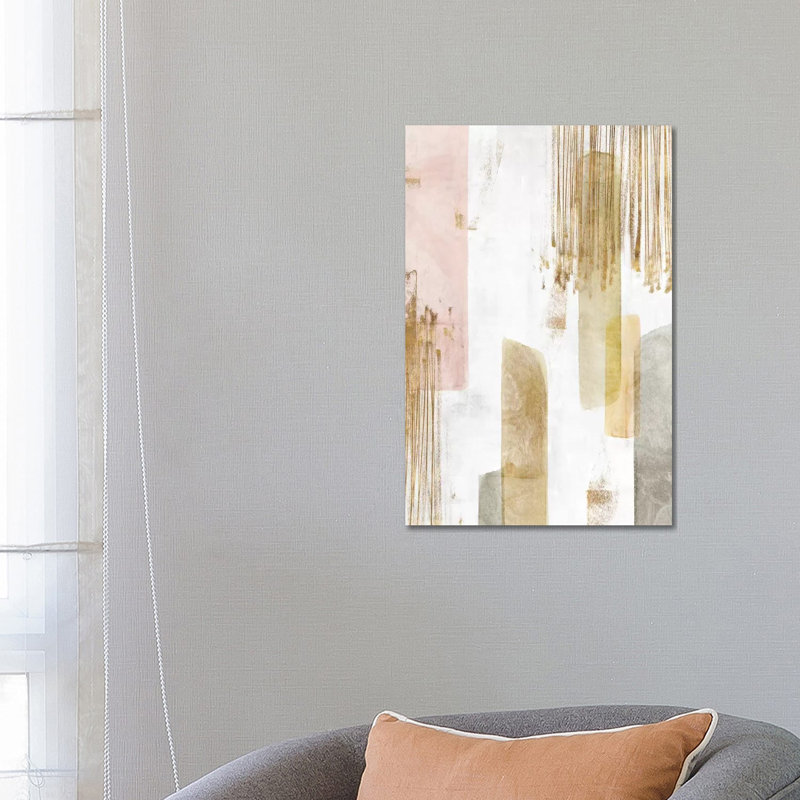 Band Of Gold II by Isabelle Z - Print on Canvas, 66.04 cm H x 45.72 cm W x 1.91 cm D, Wrapped Canvas