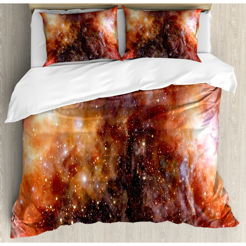 Modern & Contemporary Polyester Duvet Cover, queen