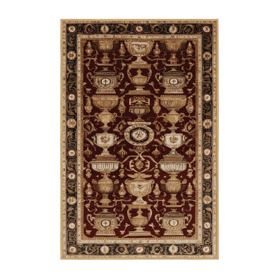 Tapis brun français lavable à la machine
