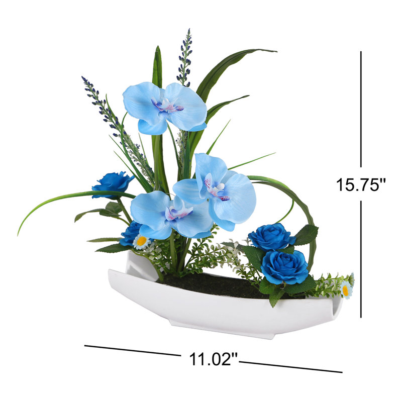  Arrangement floral orchidée en pot