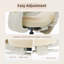 Chaise de bureau ergonomique en filet avec repose-pieds et appui-tête réglable - Chaise de bureau inclinable à haut dossier avec support lombaire pour le bureau personnel-1212212281-1212603784