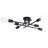 6-Light Semi-Flush Mount Ceiling Light