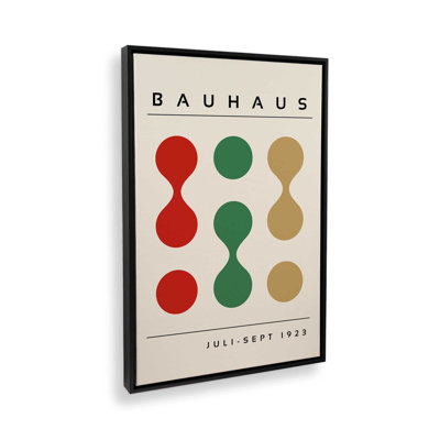 «Bauhaus Shapes», reproduction réinventée sur toile