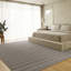 Tapis rayé en laine Visserie-229339895