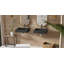 Lavabo de salle de bain mural carré en résine 18,8 po x 18,8 po Badeloft WT-06-S-MBLK-138403121