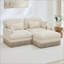 Canapé modulaire en chenille à imprimé léopard-125743057-125743058