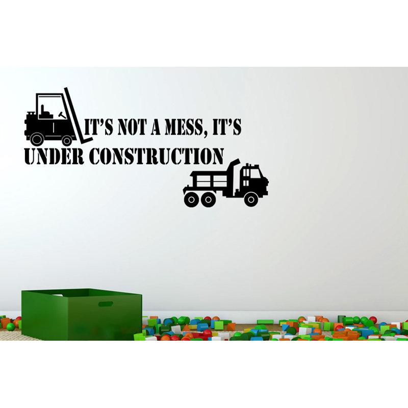 Non-Wall Damaging Wall Decal, Black, Medium