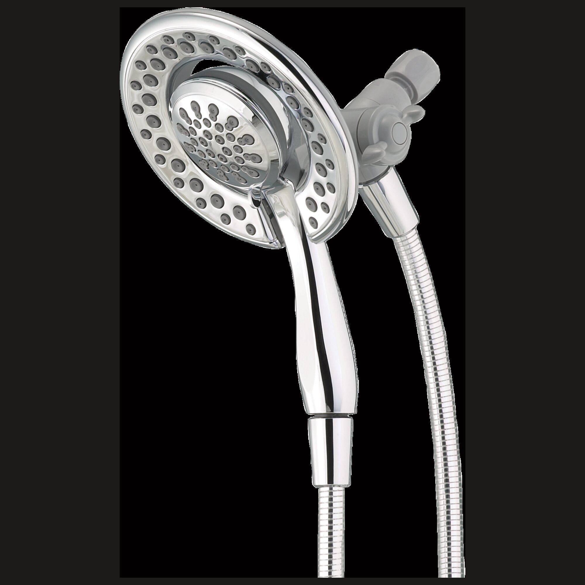 Delta 75486C 1.75 GPM In2ition 2-in-1 Multi Function Shower Head - cheapest Nickel