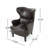 Paralee Faux Leather Club Chair-940791000