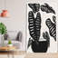 " Black And White Potted Plant II " by Daniela Santiago Painting Print-2034293483-2024890371