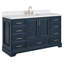 Ensemble de meuble-lavabo simple 60,25 po avec plateau en quartz Abshire-94668904
