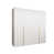 white matt + handles: gold