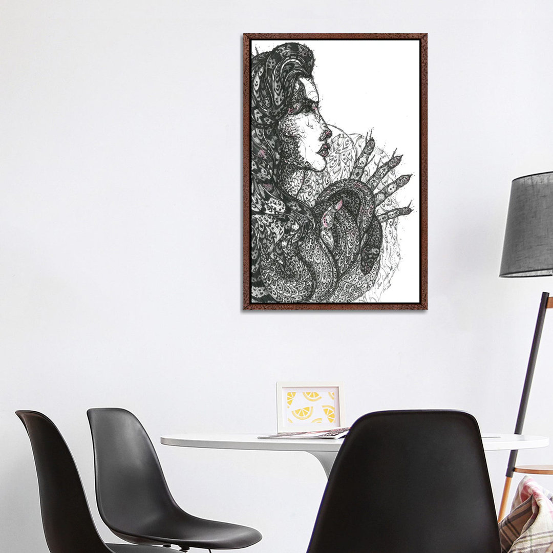 Grafik Medusa von Maria Susarenko - Galerie-verpackte Leinwand Giclée