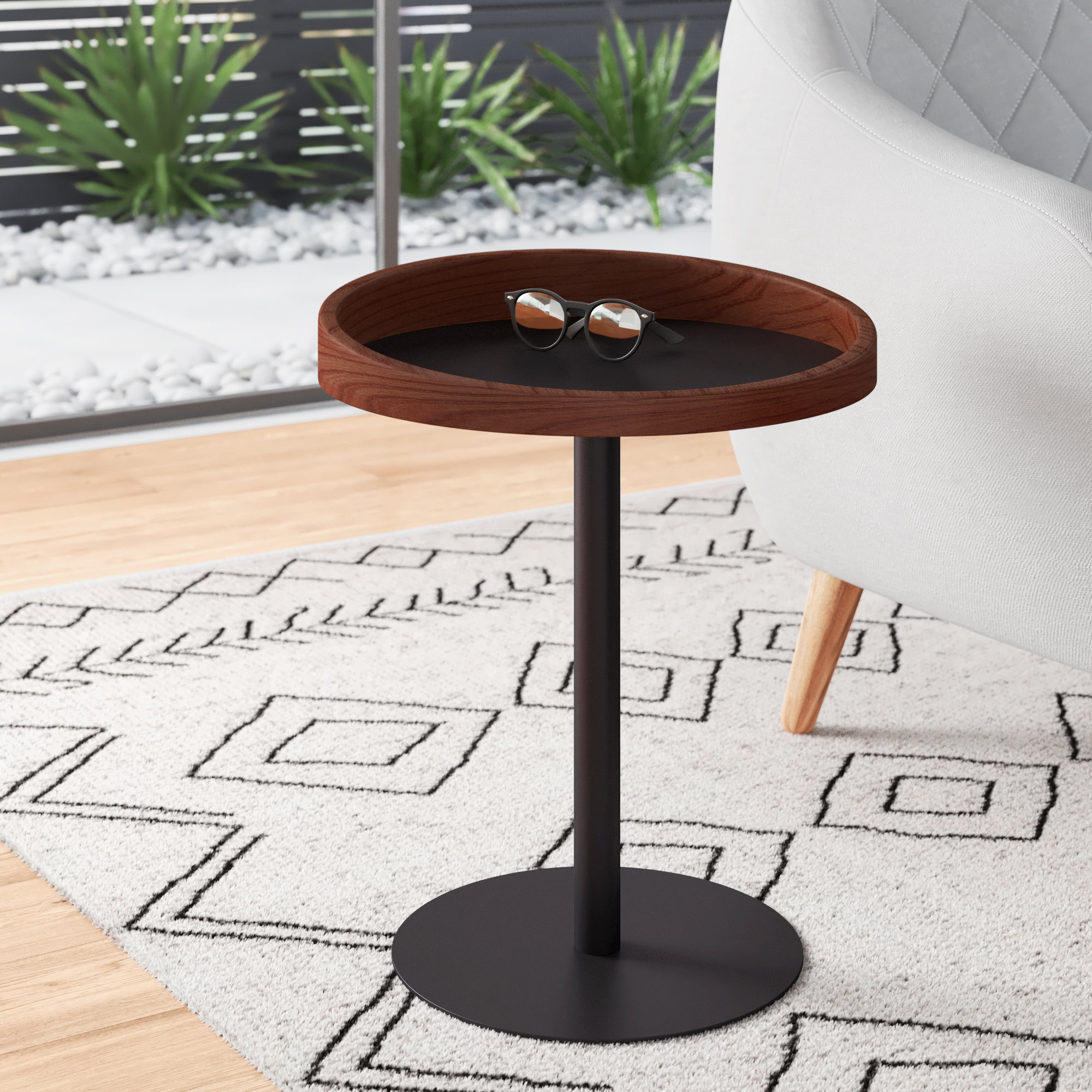 Wade Logan® Hileman Tray Top End Table & Reviews | Wayfair