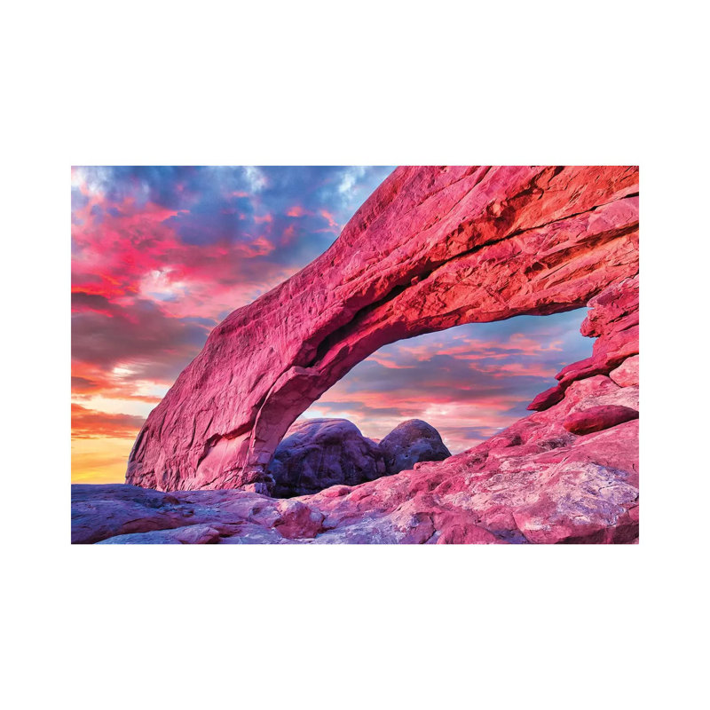 Moab Arch by Mark Paulda - Print on Canvas, Wrapped Canvas, 20.32cm H x 30.48cm W x 1.91cm D