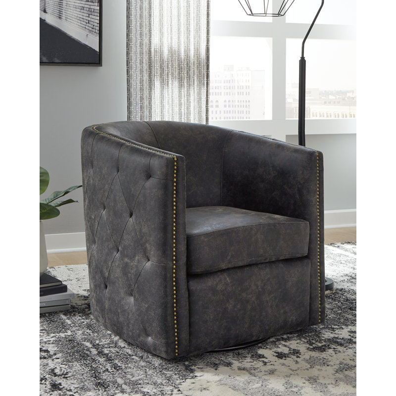 Chaise d'appoint Brentlow, Noir