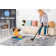 Naar Payas Area Rugs, Cream/Gold/Medallion Accent Power Loom Machine -Crafted Rug